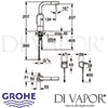 Grohe Essence E Infra-Red Electronic Basin Mixer Dimensions